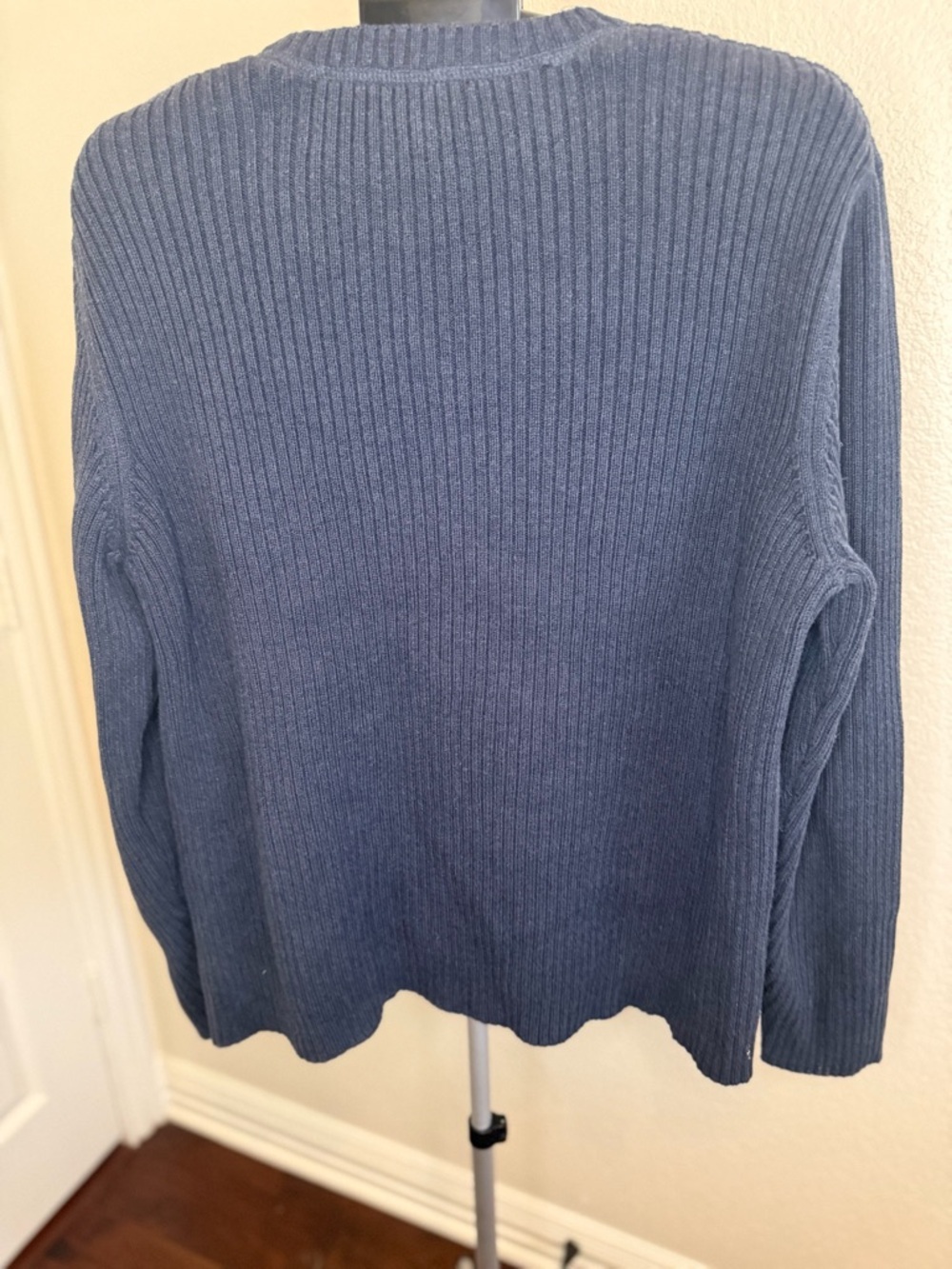 Eddie Bauer Ribbed Crewneck Sweater - Blue - Picture 4 of 5